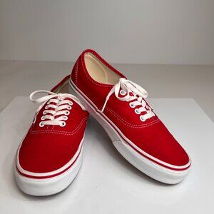 Vans Men Shoe 7.5 Authentic Classic Lace Sneaker Skate Street Work Party Core Ex